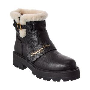 Dior D-Quest Leather Boot, Black